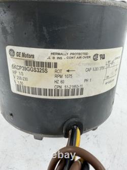 GE 5KCP39GGS325S Condenser Fan Motor 51-21853-11 1/3 HP 230V 1075RPM Used