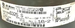 GE 5KCP39GGS325S Condenser Motor 51-21853-11 1/3HP 208/230V 1075RPM used #ME493