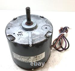 GE 5KCP39KFS258S Condenser Motor D150396P01 1/4HP 200/230V 825 RPM used #MC943