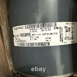 GE Carrier HC39GE241 Condenser FAN MOTOR 1/3 HP 208-230V 1100 RPM used #MC660