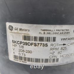 GE Condenser FAN MOTOR 208-230 1/8 HP 825 RPM 5KCP39DFS773S HC35GE237 used