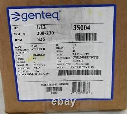 Genteq 3S004 Condenser Fan Motor, 208/230 V