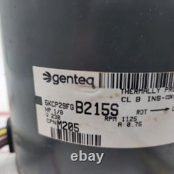 Genteq 5KCP29FGB215S Condenser Fan Motor 1/8 HP 1125 RPM 230V, M 205