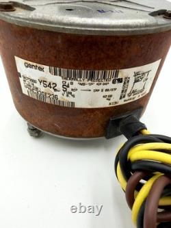 Genteq 5KCP39BGY542S Condenser Fan Motor 1/10 HP 208-230V 1100-RPM 60Hz 1-Phase