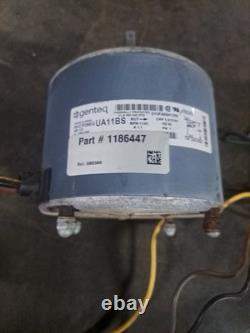 Genteq 5KCP39EGUA11BS Condenser Fan Motor 1186447 1/5HP 208/230V used