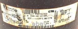 Genteq 5KCP39FFAB35S Condenser Fan Motor HC37GE228A 1/5HP 230V 810RPM used #MP35