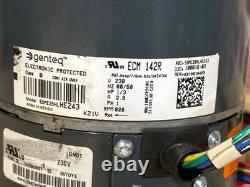 Genteq 5SME39HLHE243 1/3 HP Condenser Fan Motor 230/60/1 820 Rpm 3 Speed 223364