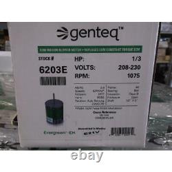 Genteq 6203e 1/3hp Evergreen Em Ecm Direct Drive Blower Motor 208-230/50-60/1