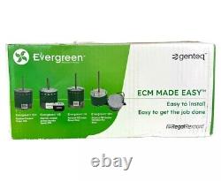 Genteq Evergreen EM 6203E 1/3 HP 230v ECM Blower Motor Hw58