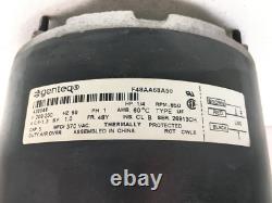 Genteq F48AA68A50 Fan Motor 428548 1/4 HP 208-230 V 850 RPM used #MP391