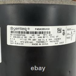 Genteq F48AG55A50 Condenser Fan Motor S1-02436237000 48Y 208-230V Used/Tested