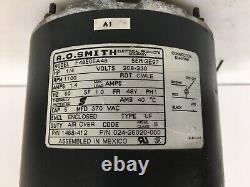 Genteq F48E06A48 1/4 HP 208-230 V 1100 RPM Condenser FAN MOTOR used #MC677