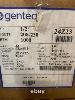 Genteq / Lennox 24Z23 ECM CONDENSER FAN MOTOR, 1/2 HP (NEW)