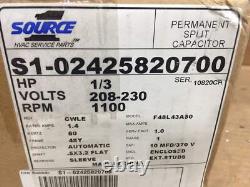 Genteq S1-02425820700 1/3 HP Condenser Fan Motor 1100 Rpm, 1 Speed 216859