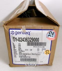 Genteq S1-02436329000 Brushless Fan Motor 1/3Hp 240V 2.8A 834RPM