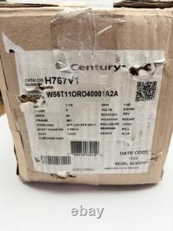 H767V1 Century Condenser Fan Motor, 1140Rpm, 1-1/2Hp, 3Phase, W56T11ORO40001A2A
