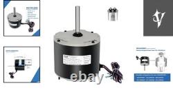 Heavy-Duty 1/4HP Condenser Fan Motor 830 RPM with Capacitor for Goodman Systems