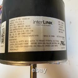 Interlink YFK-73.5L-6 Condenser Fan Motor 1/10 HP (100483-41) Used