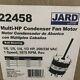 Jard Condenser Fan Motor For Central A/c Unit 1075 Rpm Universal 1/6 To 1/3 Hp