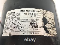 Lennox 100483-34 YSLB-220-8-B001 Condenser Fan Motor 1/4 HP 825 RPM used #MC408