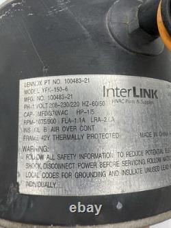 Lennox Armstrong 100483-21 43W49 YFK-150-6 1/5HP 230V Condenser Fan Motor