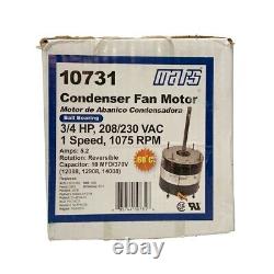 MARS Condenser Fan Motor 10731 (Air Over Motor)