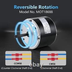 MOT18688 Condenser Fan Motor 1/8HP 208-230V 48 Frame for Trane American Standard