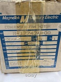 Magnetek 8-177434-01 Condenser Fan Motor-3/4 h. P-1 PH-460/200-230V-1025 rpm-CX
