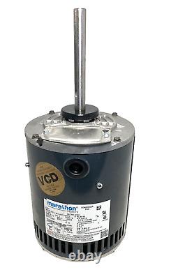 Marathon Motors 56T11O5301F Condenser Fan Motor, 1/2-3/4 HP, 56Y MISSING PIN