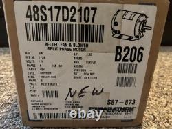 Marathon Motors B206 048S17d2107 Condenser Fan Motor 1/4 Hp 48Y Frame NEW 1725