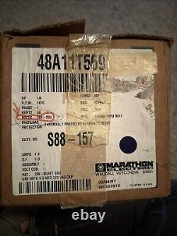 Marathon X412 48Y Frame Totally Enclosed 48A11T569 Condenser Fan Motor 1/4 hp