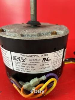 Mars Condenser Fan Motor 1/6hp 208-230v 1075rpm Mars 10727 Y7s623b543s