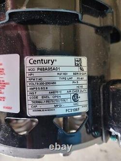NEW Century FC3106F Condenser Fan Motor 1HP 1140 RPM 3 PH P48A95A01