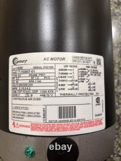 NEW Century H699 2HP Condenser Fan Motor 3-Phase 1140 RPM 208-230/460V 56Y Frame