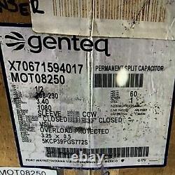 NEW Genteq Condenser Fan Motor Trance MOTO 8250 1/2HP X70671594017 5KCP39PGS772S