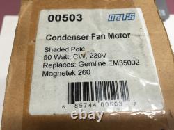 NEW Mars 00503 ESP-OL50EM2 50W Condenser Fan Motor 230v