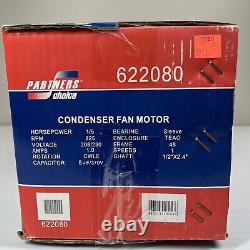 NEW Nordyne Condenser Fan Motor 622080 1/5 HP 825 RPM 208/230v 1 Amp CWLE TEAO