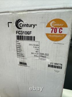 New! Century Fc3106f Condenser Fan Motor
