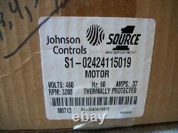 New Condenser Fan Motor Johnson Controls S1-02424115019 460v. 37a Rpm-3200