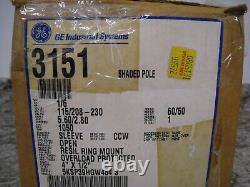 New GE 3151 5KSP39HGW454S 1/6HP 115/208-230V Condenser Fan Motor Free Shipping