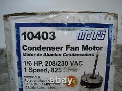 New Mars 10403 Y7S862B822S 1/6HP 208-230V Condenser Fan Motor Free Shipping