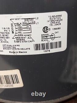 New Nidec Us Motors 1874 Condenser Fan Motor S4