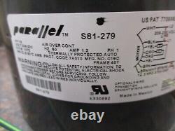 New Parallel S81-279 1/6HP 208-230V Condenser Fan Motor Free Shipping