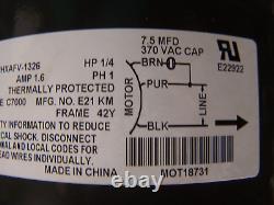 New SericeFirst K48HXAFV-1326 1/4HP Condenser Fan Motor OEM Trane MOT18731