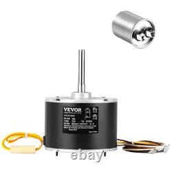 OEM Replacement Condenser Fan Motor 1/6HP 1075RPM Auto-Reversible & Capacitor