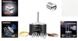 OEM Upgraded 1/5HP Condenser Fan Motor 825RPM, Reversible with Capacitor
