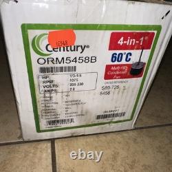 ORM5458B Century 1/3-1/6HP Multi-Horsepower Condenser Electric Fan Motor 1075RPM