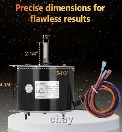 Orsong condenser fan motor, model 68J97. 1/6 HP motor manufactured by Orsong