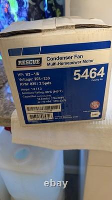RESCUE 5464 Condenser Fan Motor 208-230V Multi-HP TEAO Reversible Trane