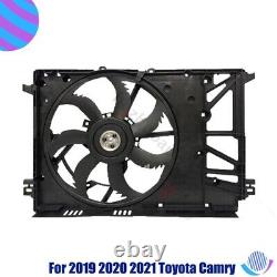 Radiator Condenser Cooling Fan Motor 2.5L Fit For 2019 2020 2021 Toyota Camry